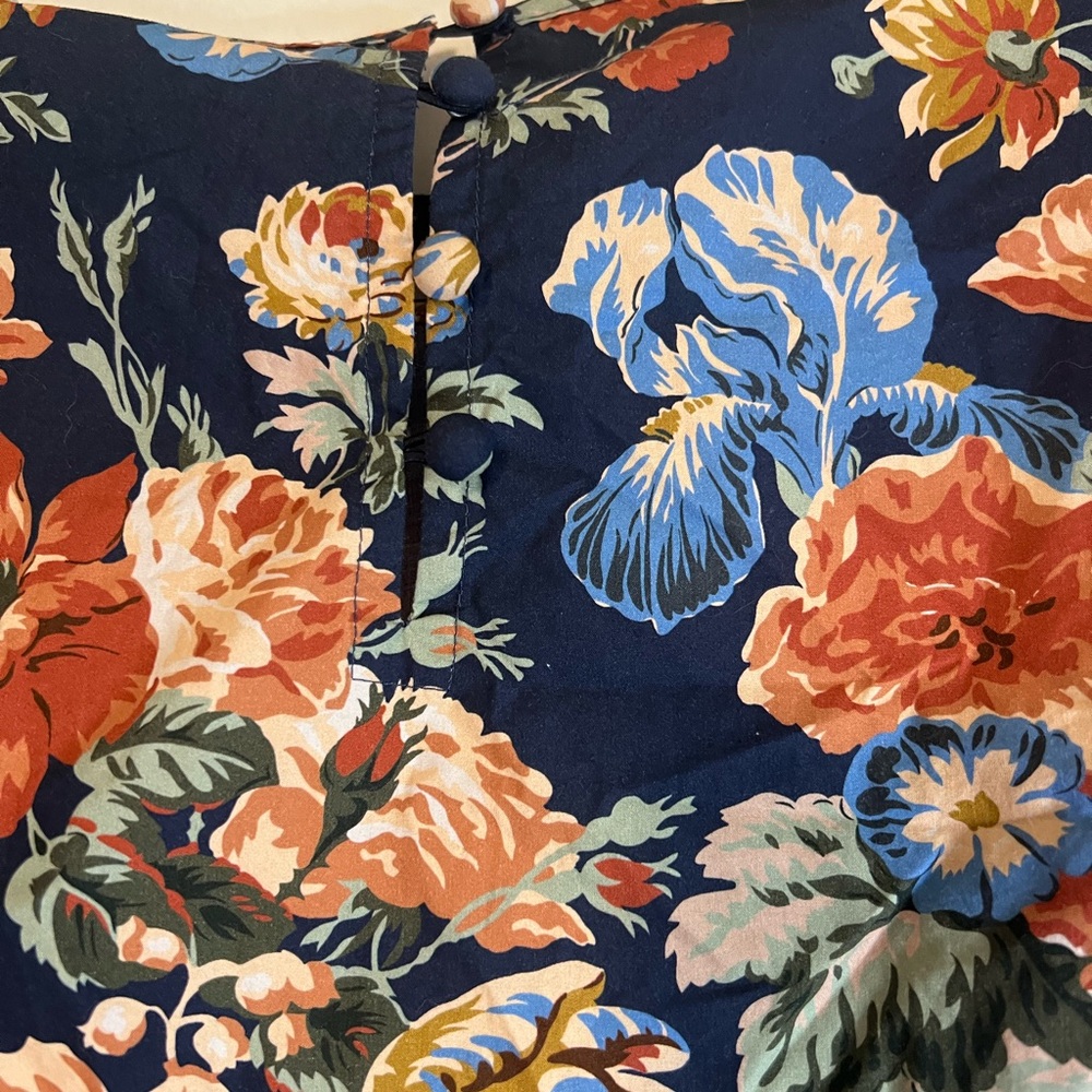 NWT Dôen x Liberty Fabric Lyric Dress sz XXL - Picture 10 of 11